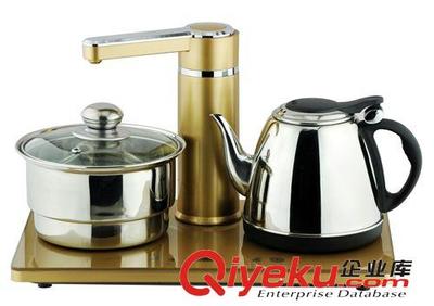 廠家推出新款自動吸水電熱水壺不銹鋼套壺帶消毒鍋特價批發(fā)